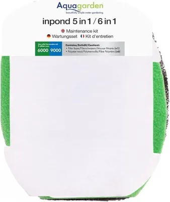 Produktbild von Famanu Filterset für Teiche - Schaumstofffilter und Polymerwollfilterpads