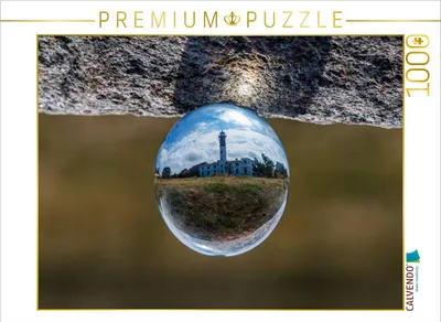 Produktbild von CALVENDO Puzzle Leuchtturm Timmendorf 1000 Teile Puzzle quer | 1000 pieces, finished size 25.2 × 18.9 in (64 × 48 cm) | Photo puzzle for happy hours