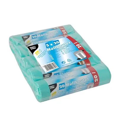 Produktbild von 2000 Müllbeutel, HDPE 20 l 50 cm x 45 cm mint