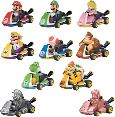 Produktbild von Mario Kart Rückzug-Autos Mystery Pack Display (12)