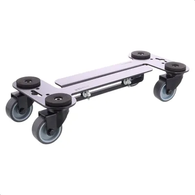 Produktbild von WAGNER Transporthilfe STAHL EXTENDER - ausziehbar 35-50 x 16,5 x 9 cm, Soft-Rollen Ø 50 mm, Tragkraft 250 kg - 20412001