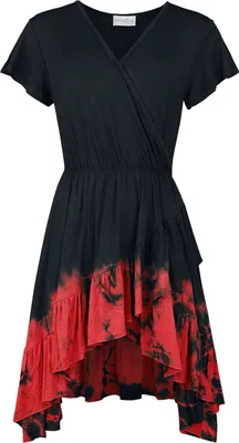 Produktbild von Innocent Kurzes Kleid Damen Megaera Dress schwarz/rot XL