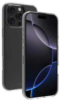 Produktbild von BeHello BEHGEC00403, Cover, Apple, iPhone 16 Pro Max, 17,5 cm (6.9"), Transparent