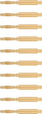 Produktbild von Bananenstecker,Bananenstecker-Verbinder,Kupfer-Bananenstecker,Vergoldeter Bananenstecker,Instrumentenprüfstecker,Instrumentenprüfwerkzeug