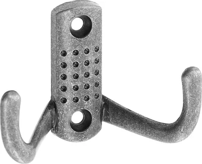 Produktbild von Garderobenhaken Mantelhaken Huthaken Altsilber Vintagehaken Metallhaken Wandhaken Mantelhaken
