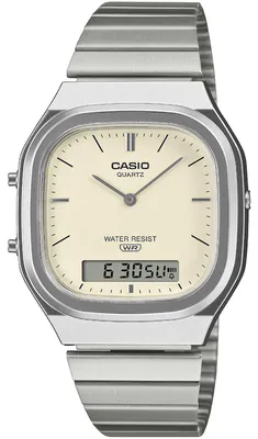 Produktbild von Casio Armbanduhr Vintage AQ-240E-7A2EF analog-digital cremefarbig