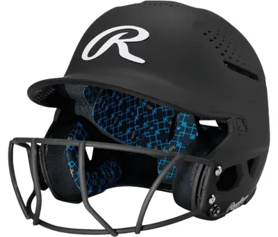 Produktbild von Rawlings RX2SBMATS Softball-Helm, umgekehrt, für Erwachsene, Farbe: Schwarz