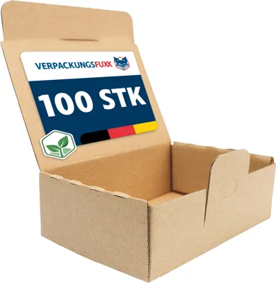Produktbild von 100 x Maxibriefkarton Mini braun 145 x 100 x 50 mm