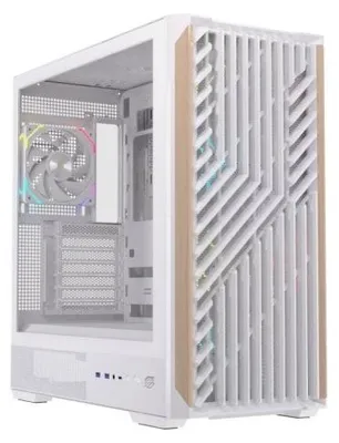 Immagine prodotto di Einarex EXCS-PL-800R-W, Midi Tower, PC, Bianco, ATX, Micro ATX, Mini-ITX, Acciaio, Vetro temperato, Gaming