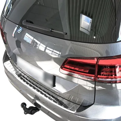Für VW Golf Sportsvan ab 2014- LADEKANTENSCHUTZ Edelstahl V2A Leiste Schutz in der Farbe von Recambo e.K.