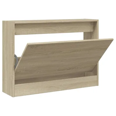 Produktbild von vidaXL Schuhschrank Sonoma-Eiche 80x21x57 cm Holzwerkstoff