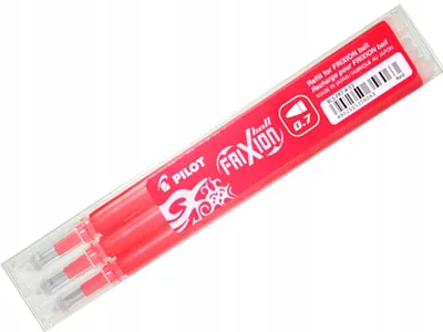 Produktbild von PILOT Frixion Ersatzpatronen Rot 0,7 mm 3 Stück