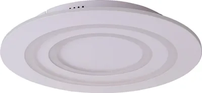 Produktbild von Näve Leuchten LED /CCT/RGB Deckenleuchte "MIREL" Ø: 50cm LED /CCT/RGB Deckenleuchte "MIREL" Ø: 50cm Deckenleuchten - LED /CCT/RGB Deckenleuchte "MIREL" Ø: 50cm, Deckenlampe im Modern Style, aus Metall und Kunststoff in weiß, 6 cm hoch, Ø 50 cm, inkl. LED – dimmbar – CCT-Wechsler – RGB-Farbwechsler – Nachtlichtfunktion – Fernbedienung