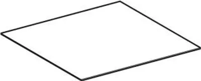 Produktbild von Geberit 243852161 Abdeckplatte /Glas für Seitenschrank