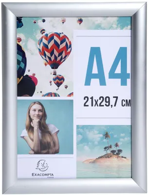 Obrázek produktu pro Exacompta Nástěnné plakáty 8494358D A4 Hliník/Akryl