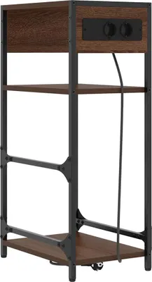 Obrázok produktu pre Nočný stolík Hnedý dub 40 x 27 x 76 cm Kompozitné drevo
