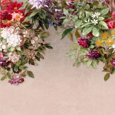 Produktbild von Fototapete 360974 Vliestapete Blumen Floral 212 x 265 cm Rasch Selection Beige