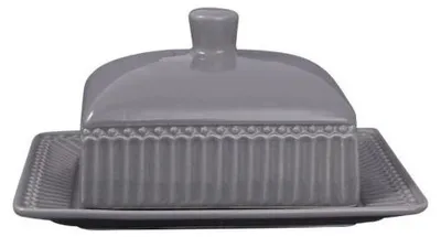Produktbild von Greengate Butterdose Alice Stone Grey (Mittel)