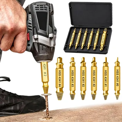 Productafbeelding van Schroefuitdraaierset HSS 4341 #0–#4 - 6 stuks
