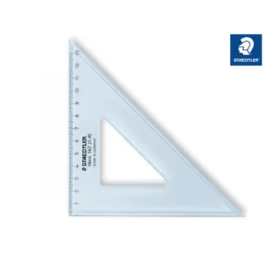 Immagine prodotto di STAEDTLER Zeichendreieck 26cm 45/45 Gr. tr.bl
