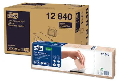 Zdjęcie produktu dla Serwetki dyspenserowe Tork Xpressnap® N4 Natural (12840), 9000szt