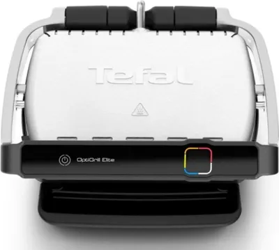 Produktbild von TEFAL OptiGrill Elite GC750D30 - Schwarz - Edelstahl - Kunststoff - Rechteckig - Berührung - 600 cm² - 300 x 200 mm