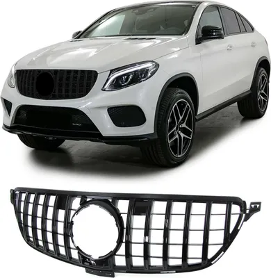 Produktbild von Sport Kühlergrill Schwarz glänzend für Mercedes GLE Coupe C292 ab15