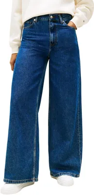 Produktbild von Tommy Hilfiger Damen Jeans Hose EMI 70'S Wide Leg High Waist, Blau (EMI), 28W/28