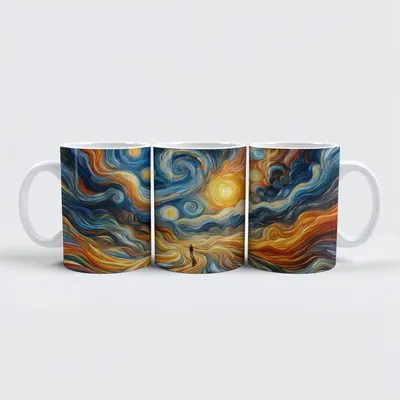 Produktbild von raxxa Premium-Tasse "Woge des Himmelslichts"