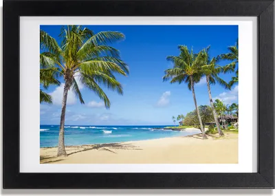 Produktbild von Bild 30x20 MDF-Rahmen, Wandkunst Tropischer Strand