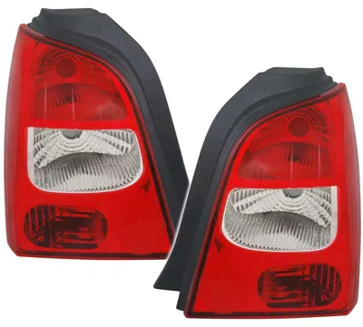 Für Renault Twingo 2 II Typ CN0 ab 2007-2011 Rückleuchten Set Links + Rechts Rot in der Farbe Rot von AD TUNING GmbH & Co. KG