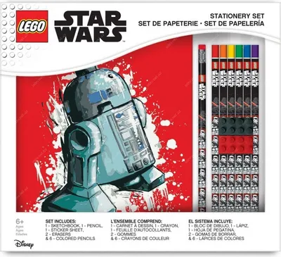 Produktbild von LEGO® Stationery Star Wars Schreibset mit Notizbuch