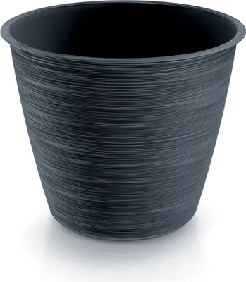 Produktbild von Furu Blumentopf für Innen- und Außenbereich UV-Beständig Rund Kunststoff  DFO240-S433 - Farbe anthrazit