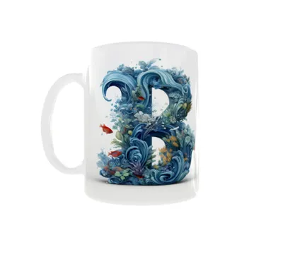 Obrázek produktu pro Hrnek 300ml Monogram Letter B Marine