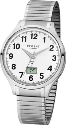 Produktbild von Regent Herrenarmbanduhr Funk 1841.40.89 Edelstahl FR211
