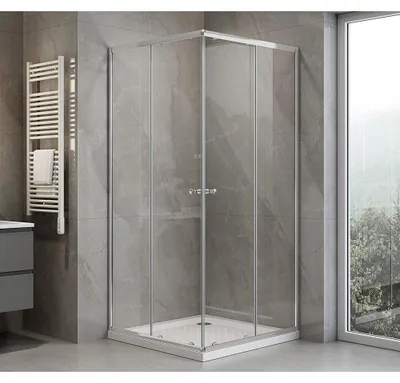Obrázek produktu pro Čtvercový sprchový kout AGGA 900x900 mm, čiré sklo