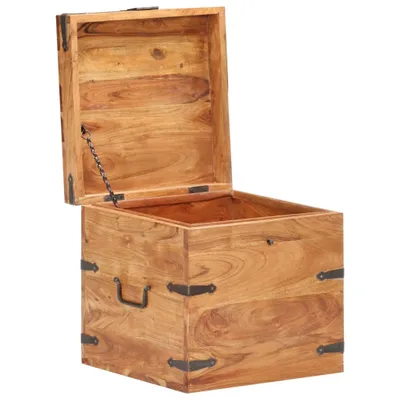 Immagine prodotto di Baule 40x40x40 cm in Legno Massello di Acacia