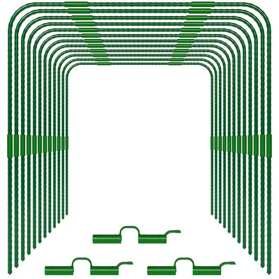 Produktbild von TTL GARDEN Vario 120 Tunnelbogen Set 12x B120xH140cm + 60 Clips grün