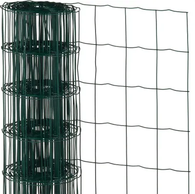 Produktbild von Nature Drahtgeflecht Rechteckig 1x10m Kunststoffbeschichteter Stahl