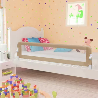 Produktbild von Bettschutzgitter für Kleinkinder in Taupe 180x42 cm