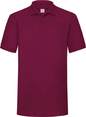 Produktbild von Fruit Of The Loom 65/35 Herren Piqué Polo-Shirt, Kurzarm BC382 (L) (Burgunder)