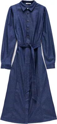 Produktbild von Salsa Jeans 21008896 Langarm-midikleid Blau S Frau Blau S