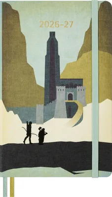 Produktbild von Moleskine 18 Monate Der Herr der Ringe Wochen-Notizkalender 2026/2027, L/A5, 1 Wo = 1 Seite, fester Einband