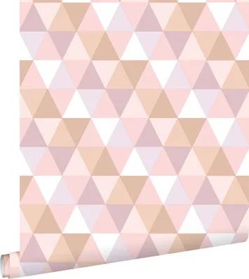 Zdjęcie produktu dla ESTAhome Tapeta trójkąty liliowo fioletowym,delikatnego różuIterakota 50 x 900 cm