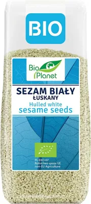 SEZAM BIAŁY ŁUSKANY BIO 200 g - BIO PLANET
