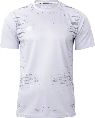 Produktbild von Sport T-Shirt, Trainingsshirt - Trikot -Stained-, Sportshirt – Grau – Gr.: S