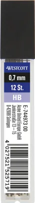Produktbild von Westcott Feinminen-Bleistiftminen grau HB 0.7 mm 1 St.