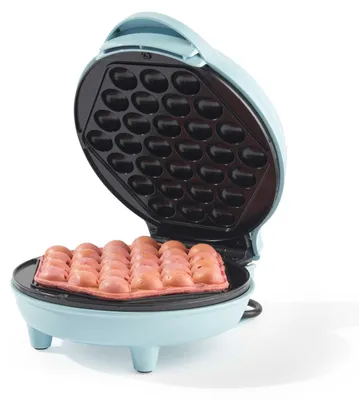 Bubblewaffeleisen 600 W, 18 cm, Antihaft, blau