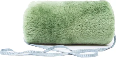 Produktbild von Lammfell Hand Muff NW mit Umhängeband Grün
