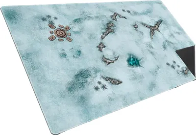 Produktbild von Asmodee Onus! Traianus: Playmat Snow, Spielmatte, Blau